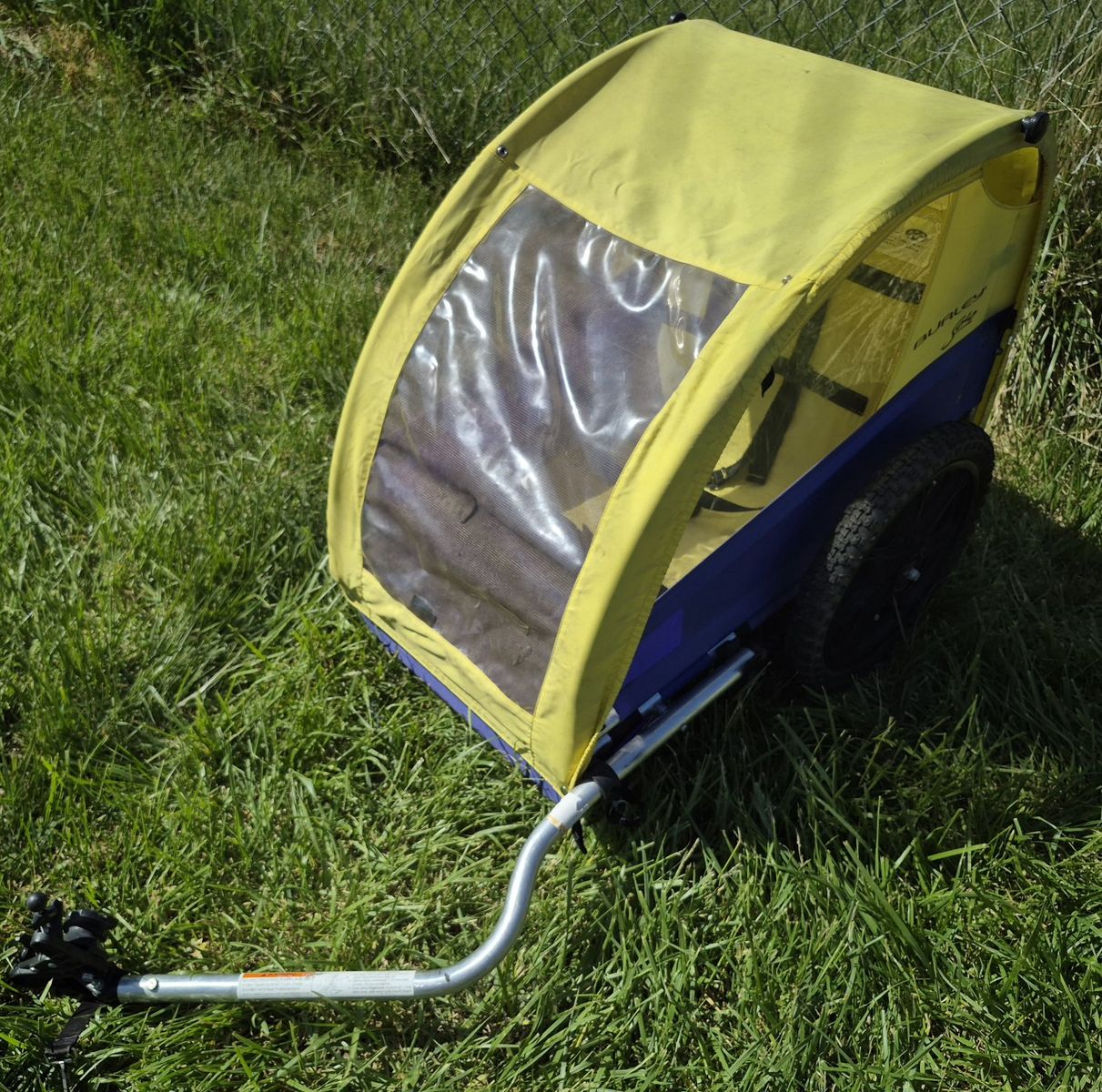 Ready-to-Go! Burley Solo Single 1-Child Kid's Bike Trailer Bicycle Cargo Harness Coupler