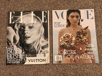 ELLE Billie Eilish VOGUE Lorde Oct Back Issue Magazines