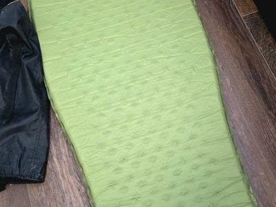 Cedar Ridge Green Inflating Sleeping Pad for Camping & Outdoors