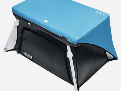 Guava Family LotusTravel Crib & Plus Bassinet Conversion - Lightweight, Portable with Backpack
