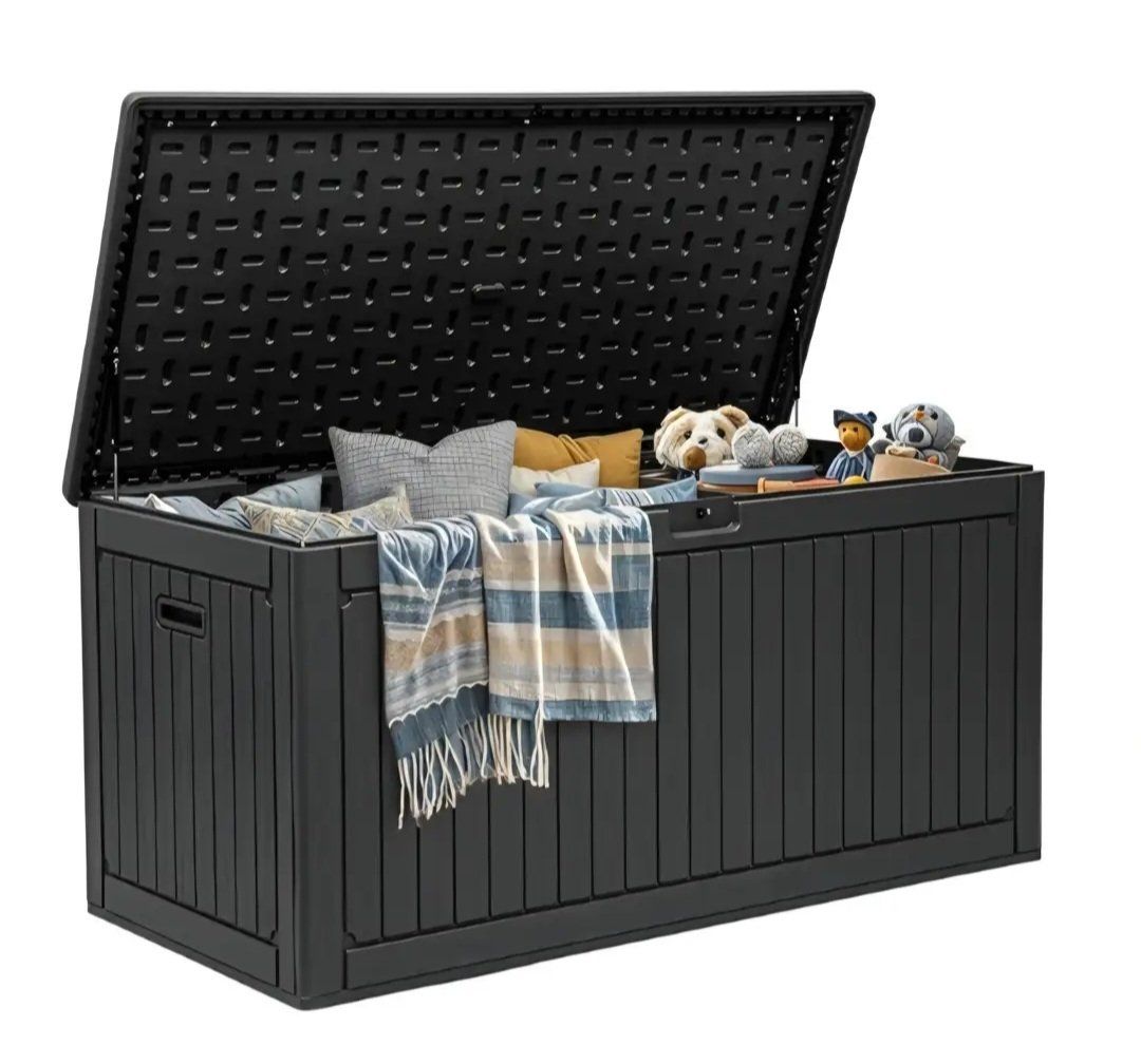 260 Gallon Double-Wall Deck Box with Divider & Sid