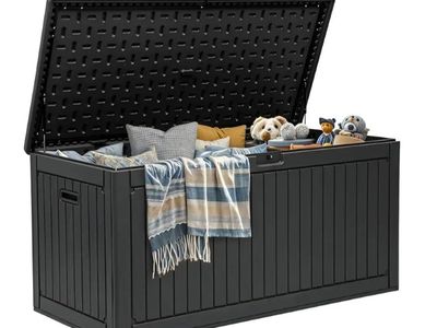 260 Gallon Double-Wall Deck Box with Divider & Sid