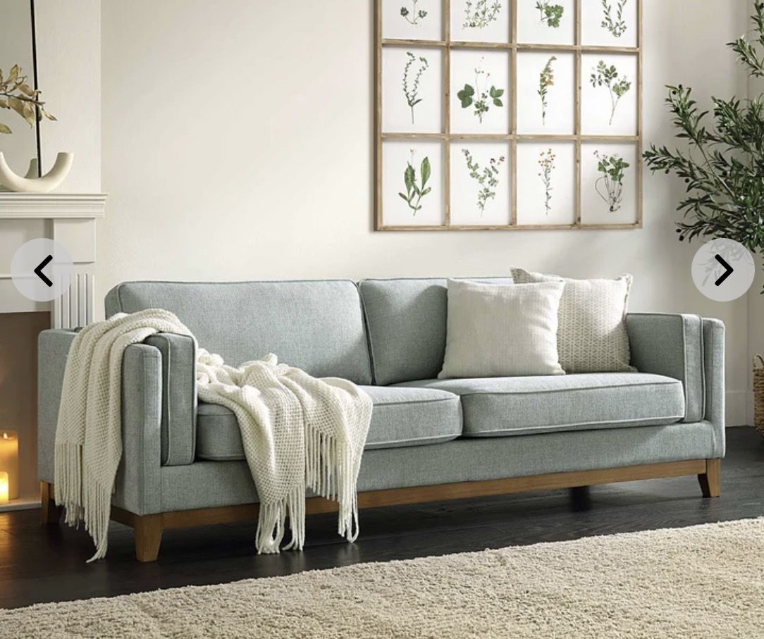2 BRAND NEW 3 seater sofas (brand new, in their boxes $600 each OBO)