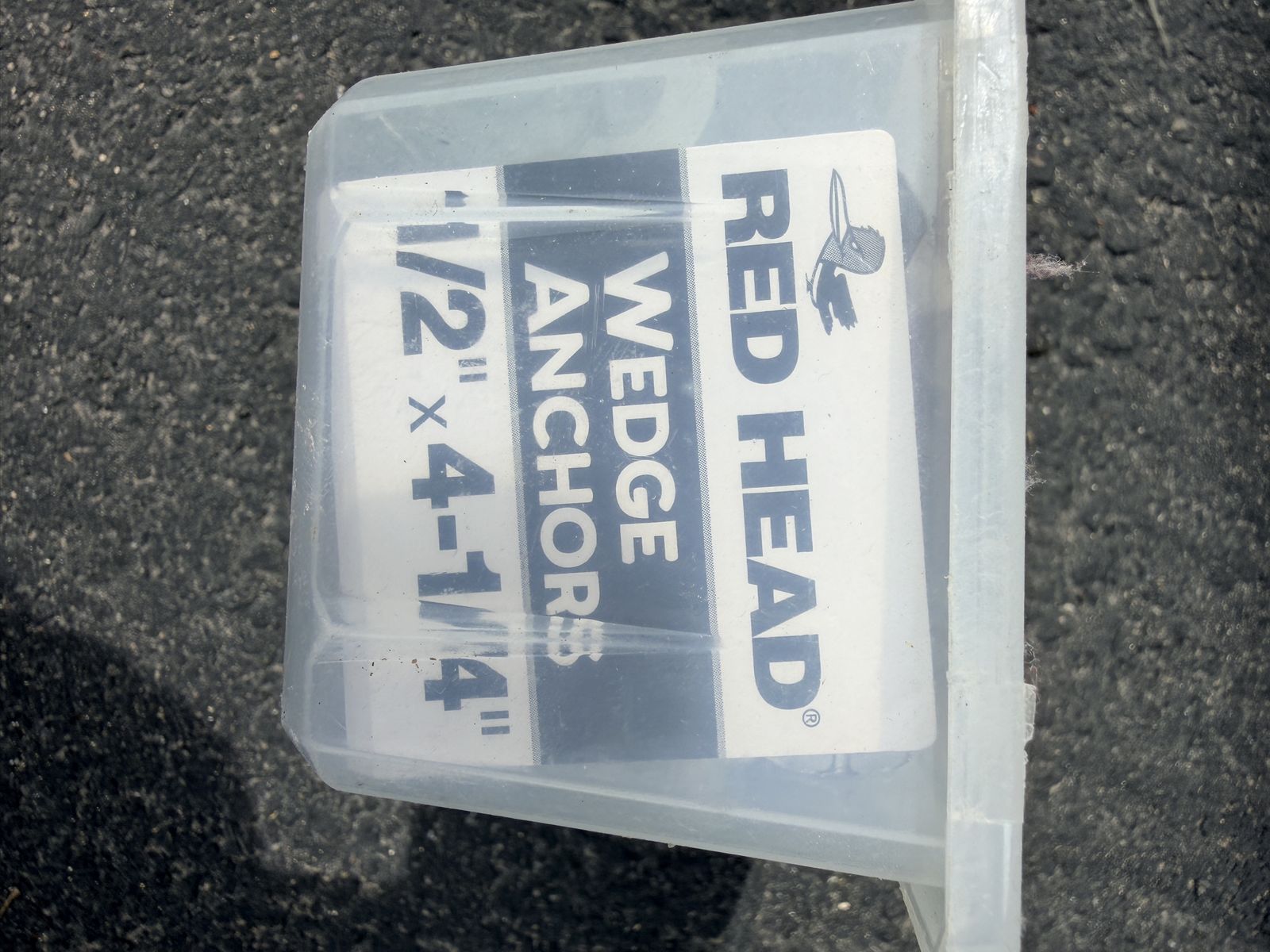 Red Head Wedge Anchors 1/2" x 4-1/4" and more