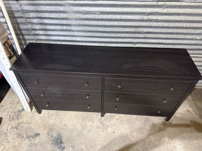 Black IKEA dresser
