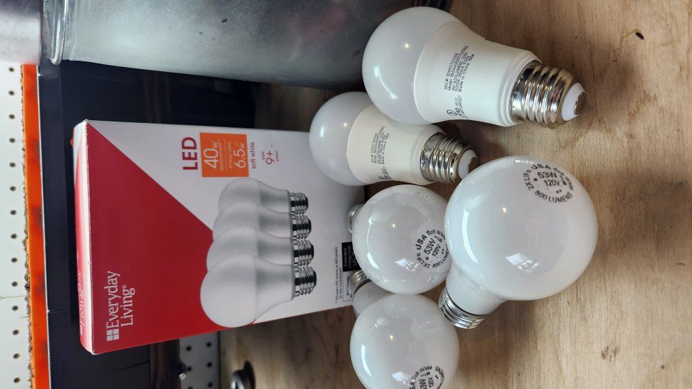 assorted lightbulbs