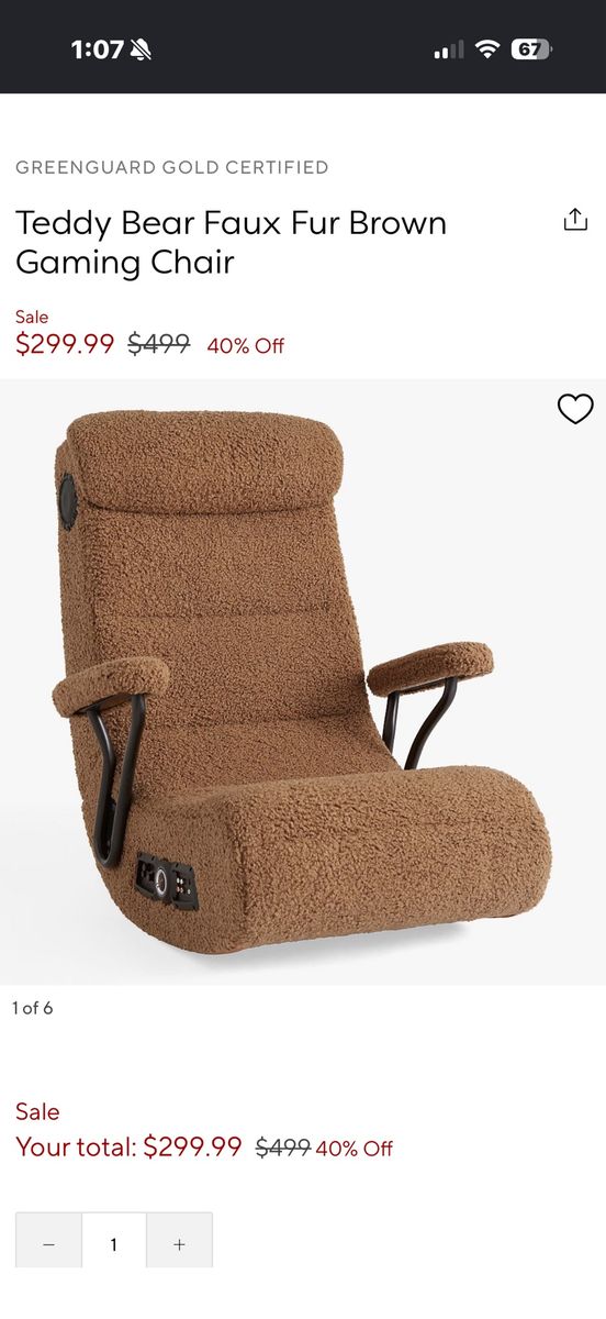 Gaming chair. Brand new in plastic.
