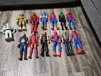 Spiderman, Thor, Ironman, captain America, halo