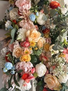 Flower, Vase, and Candle Center Pieces