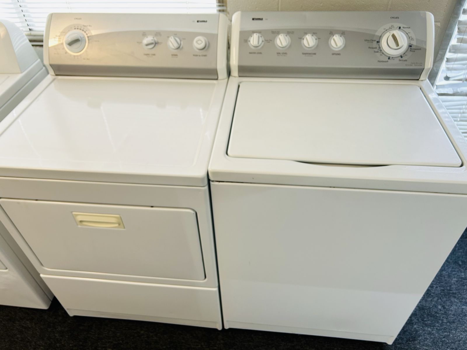 Super heavy duty kenmore washer and dryer set