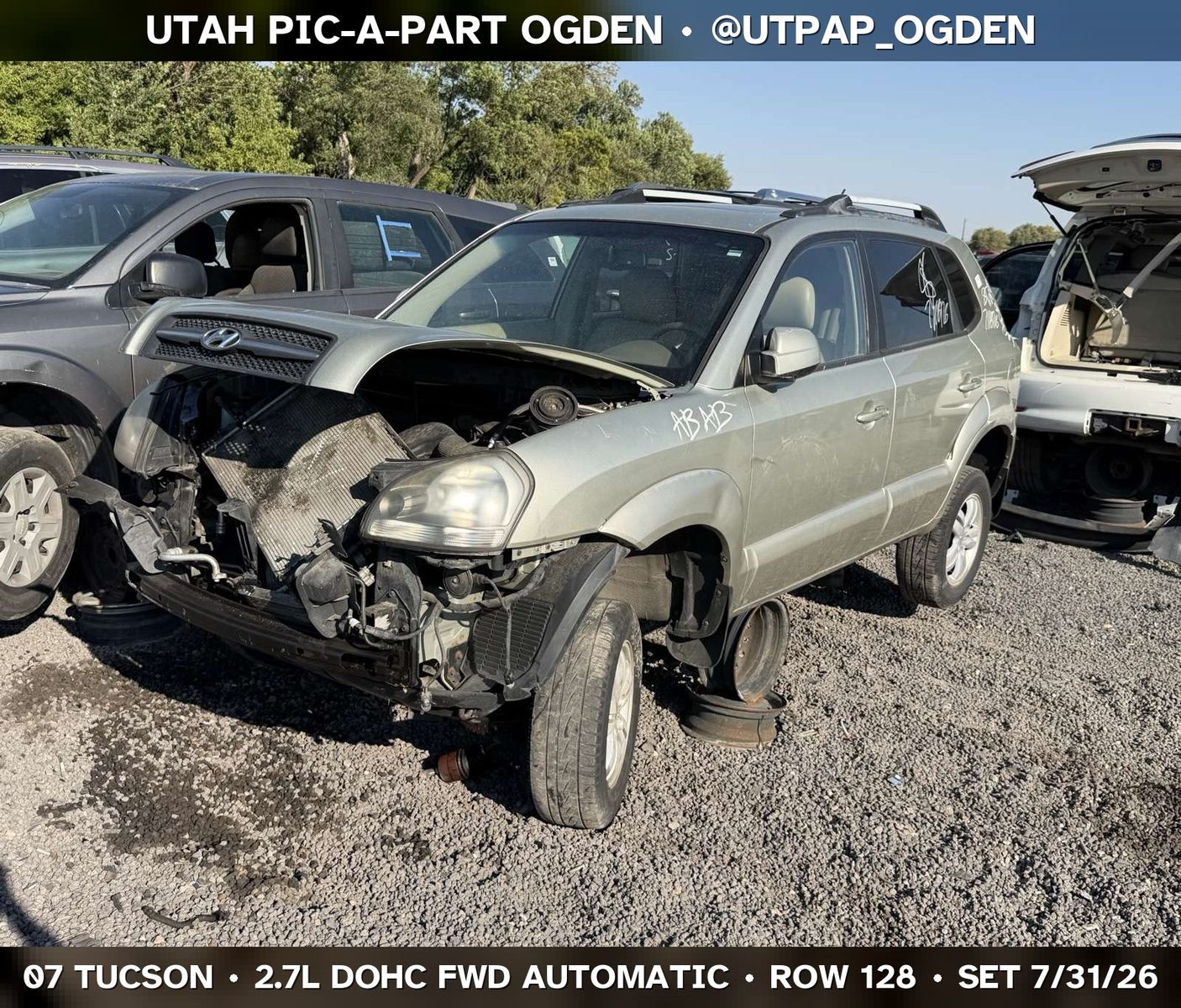 New Arrival - 2007 Hyundai Tucson Parts - UTPAP Ogden