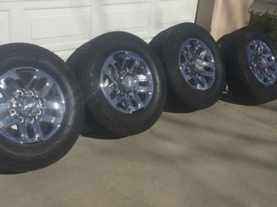 Chrome Tires & Rims for Chevy Silverado 2500