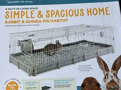 Simple Spacious Home Rabbit And Guinea Pig Cage
