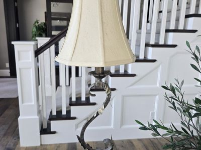 Stylish metal lamp