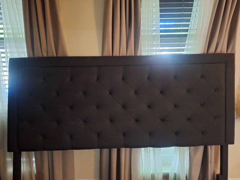 King/ California King Dark Gray Headboard