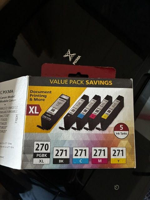 Free Canon 271 Ink Cartridges