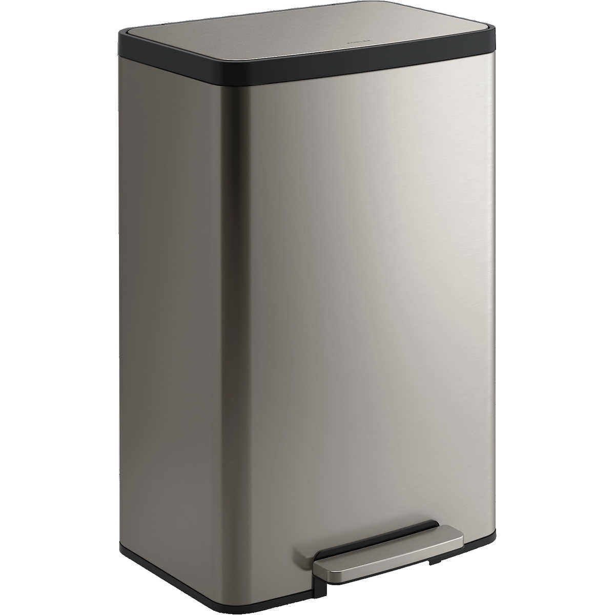 Kohler 13-Gallon Stainless Steel Step Trash Can 1600249 #79913