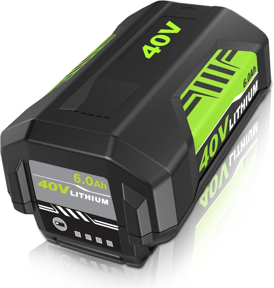 NEW 1Pack 6.0Amps OP4026 Replacement for Ryobi 40V Batteries, Battery OP4040 OP40404 OP40201 (6.0Amps-1PCS)