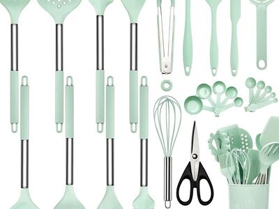 Brand New Teal Kitchen Utensils Set