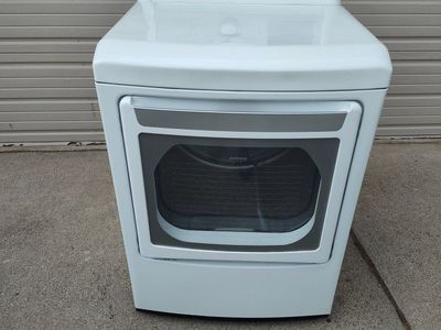 LG DLE7300WE White Electric Dryer with LG ThinQ Smart Technology