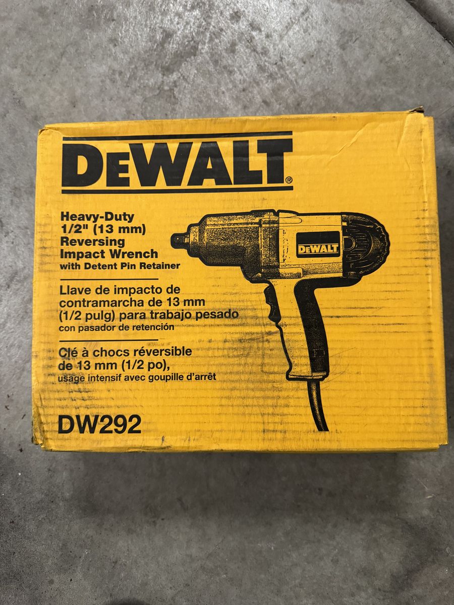 Dewalt 1/2” electric corded impact model DW292