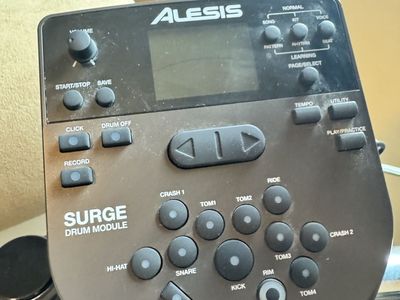 Alesis Surge Electric Drum Kit Module w/ Chair & Pedals