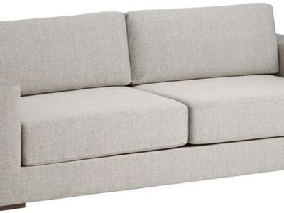 Ellison Onyx Ivory Twill Sofa – World Market