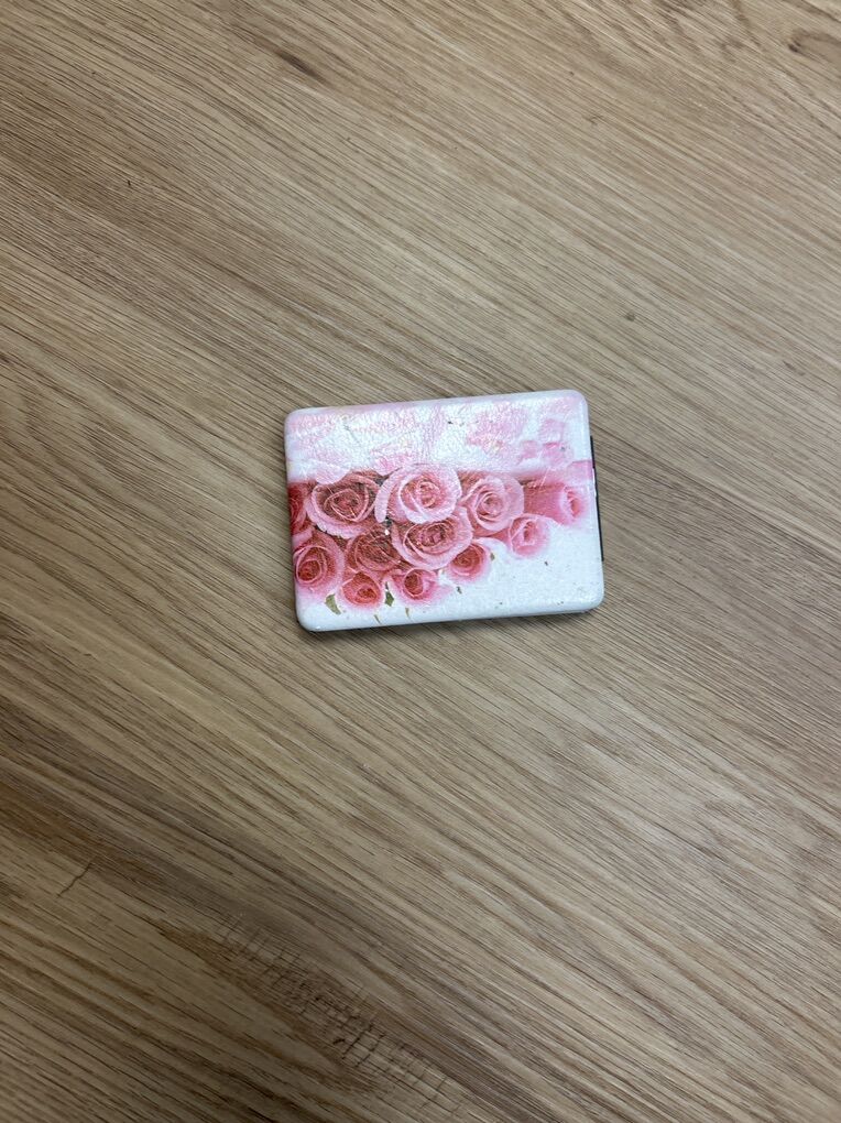 NEW Floral Rose Compact Pocket Mirror – Cute Gift Idea