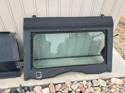 Side by side windshield and top