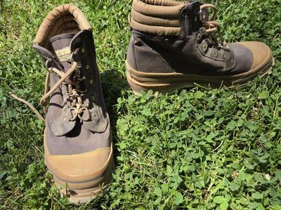 Hogman Lakeside Wading Boots Brown Canvas Felt Sole Wading Shoes