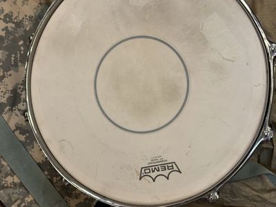 Wooden Snare Drum with Remo Powerstroke P77 Coated Drum Head