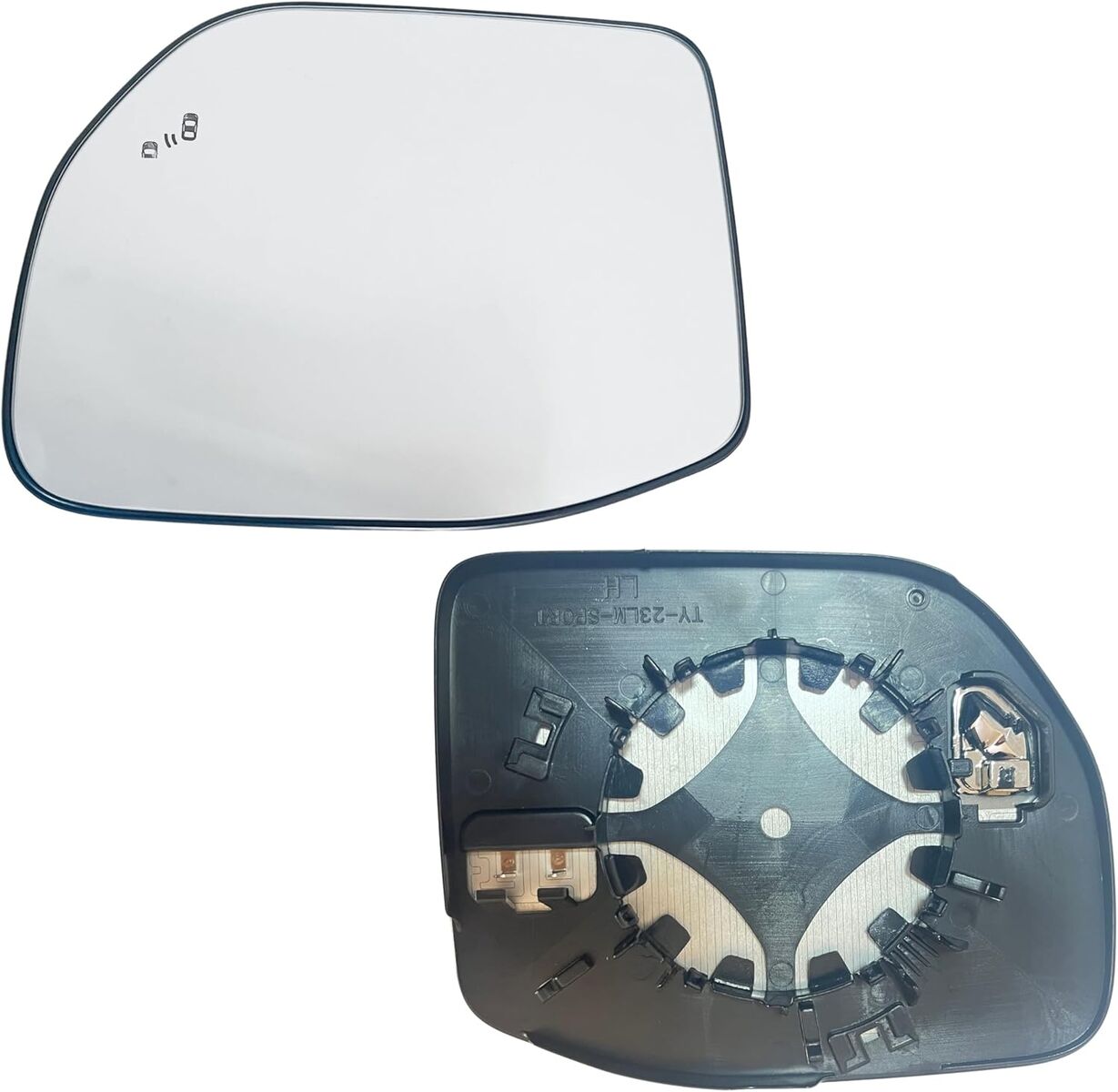 2021-2026 Ford Bronco Sport, 2022-2025 Ford Maverick Driver Side Mirror Glass Heated With Blind Spot