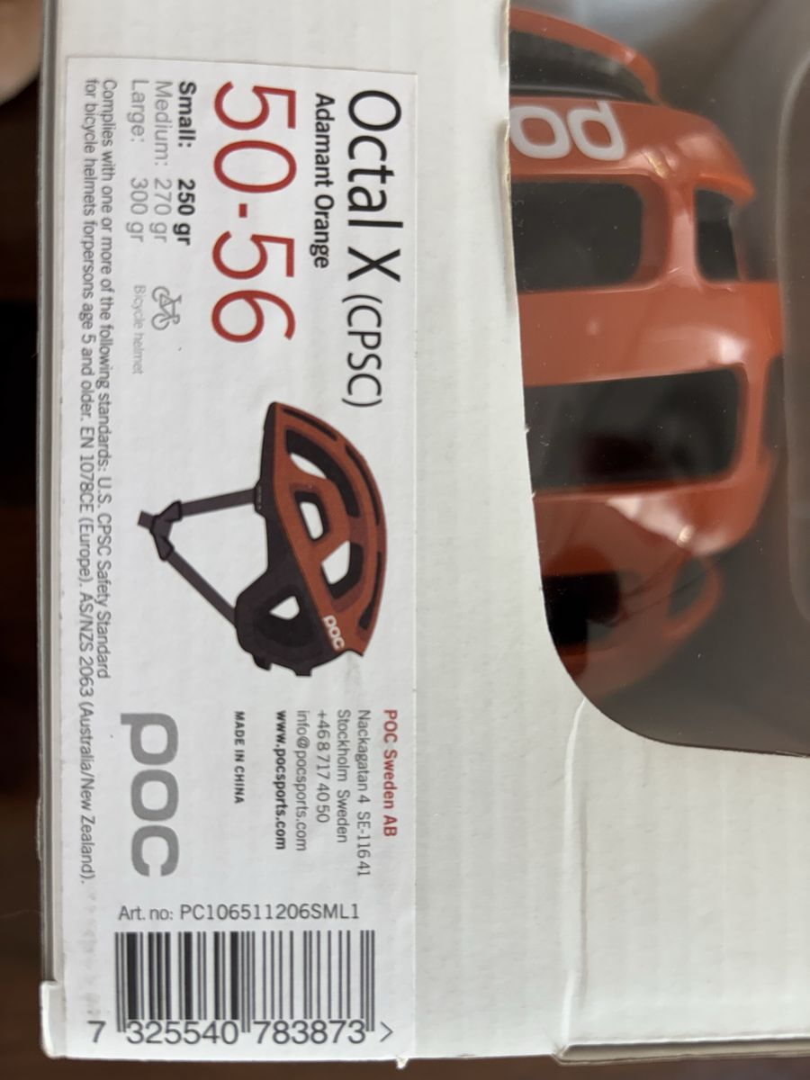 New in Box, POC Octal X, small