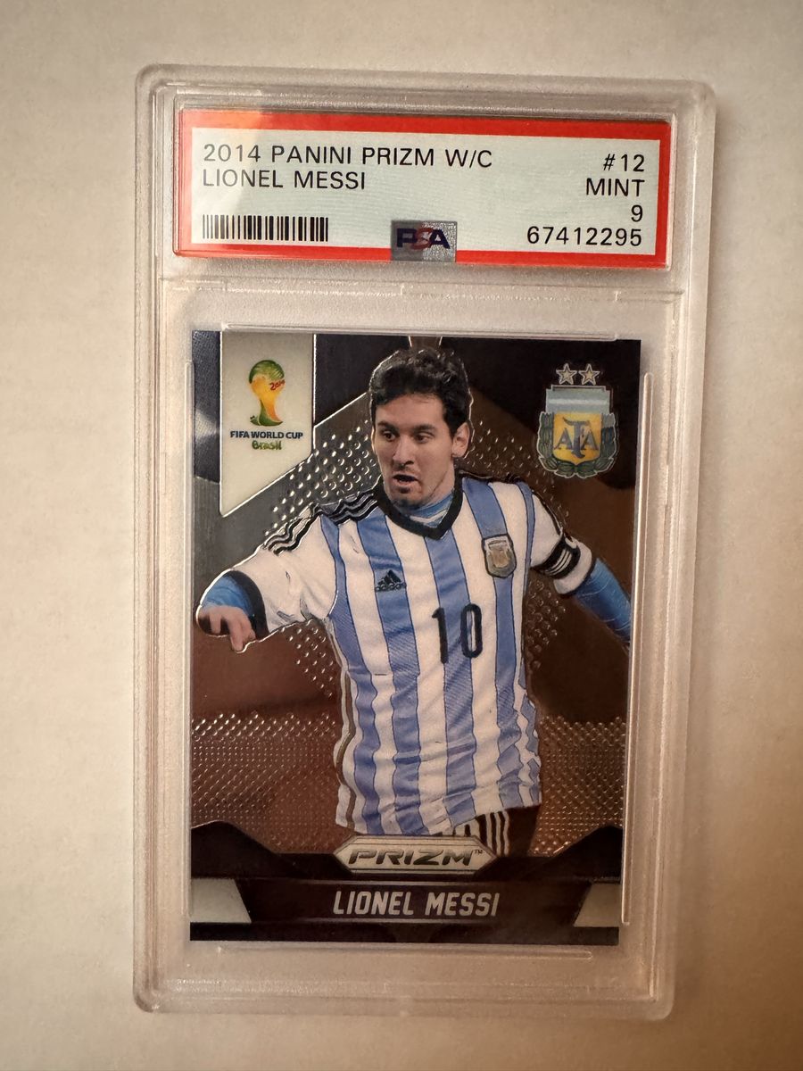 2014 Lionel Messi Prizm World Cup #12 PSA 9