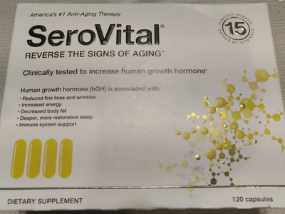 New SeroVital Reverse The SIgns of Aging 120 Capsules
