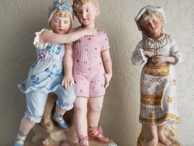 Antique Heubach bisque porcelain