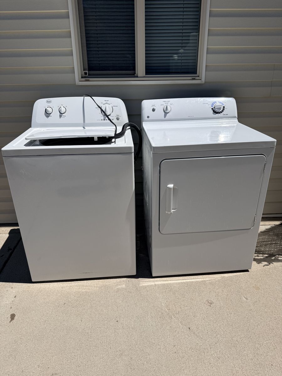 Roper washer and GE dryer