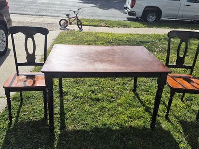 Table and 2 Chairs