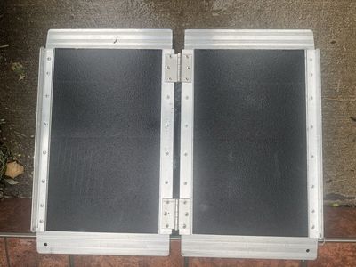 2-foot portable aluminum wheelchair ramp