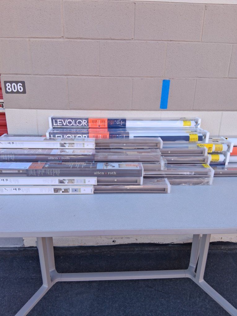 LEVOLOR & allen + roth Blinds & Shades - Various Sizes & Types - New in Box Home Decor