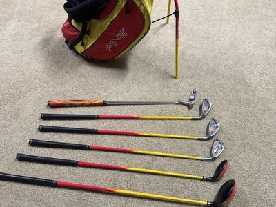 Kids Ping Golf Club Set with Stand Bag