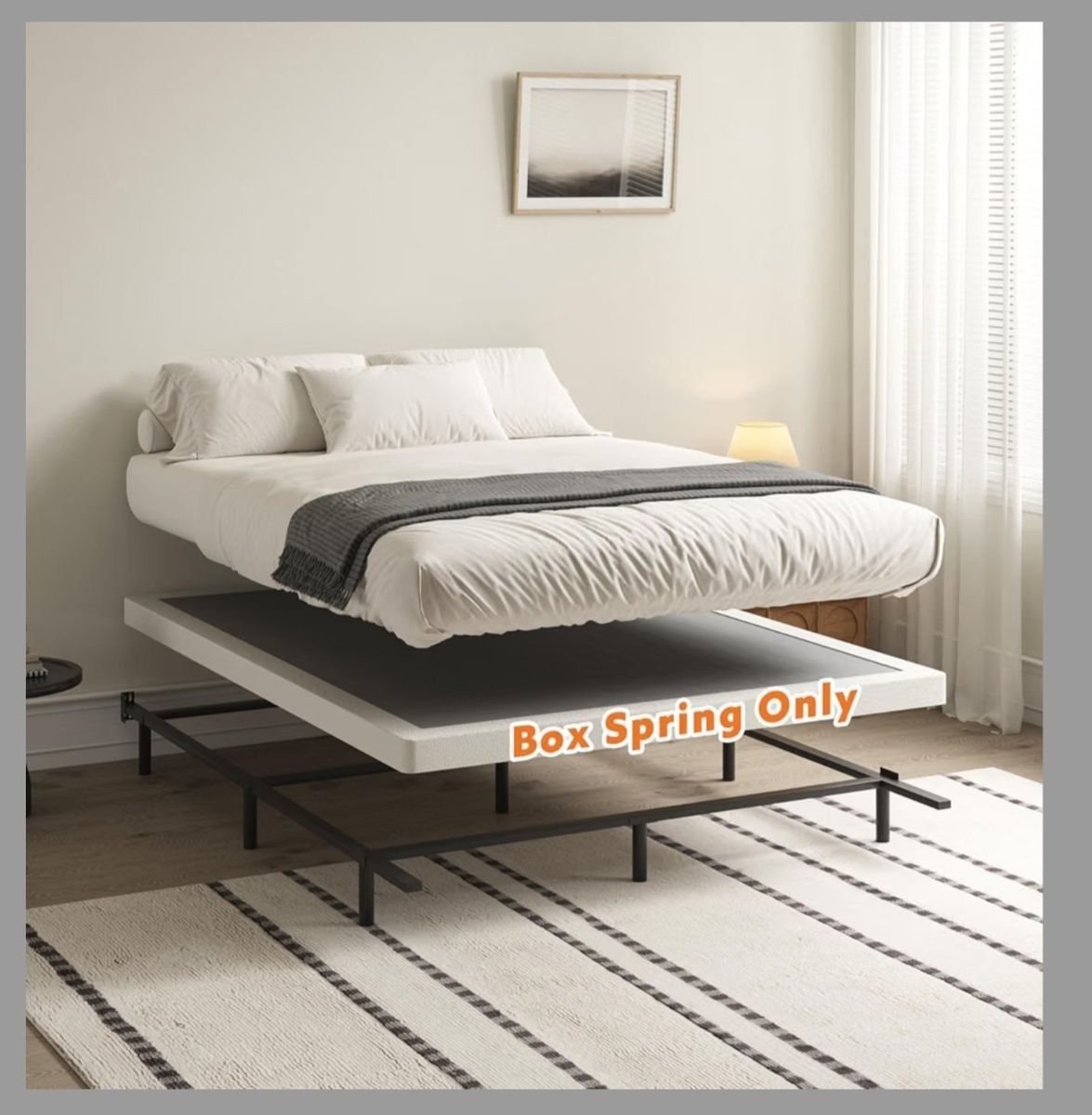 Full Size 2" Box Spring – Lightly Used, Excellent Condition