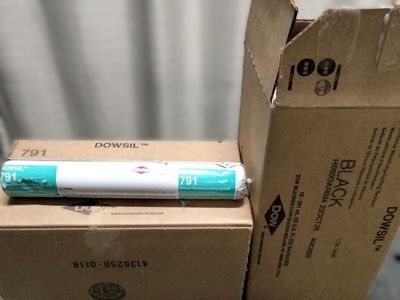 DOWSIL / Dow Corning 791 Black Silicone Weatherproofing Sealant Two Cases