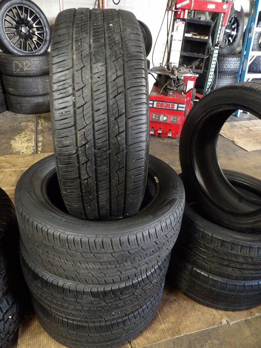 205/55R16 CONTINENTAL CONTROL CONTACT TOUR A/S SET OF USED TIRES