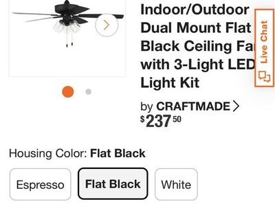 Ceiling Fan-Brand New Still In Box