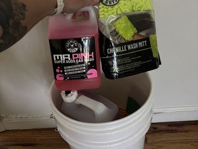 Car cleaning supplies