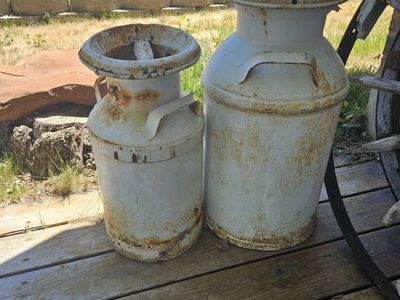 Old Milk Cans