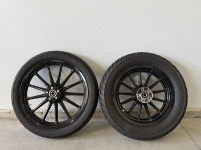 13 Spoke mags for dyna/sportster/fxr