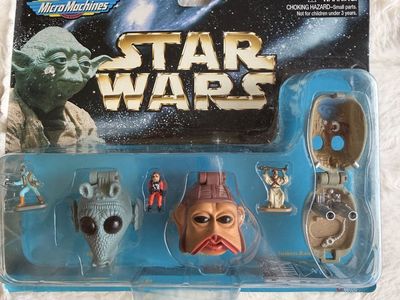 Vintage Star Wars Micro Machines Action Fleet Character Set Sealed Galoob 1990s