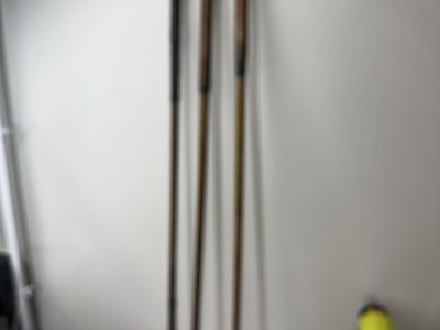 3 Antique Golf Clubs With Wooden Handles